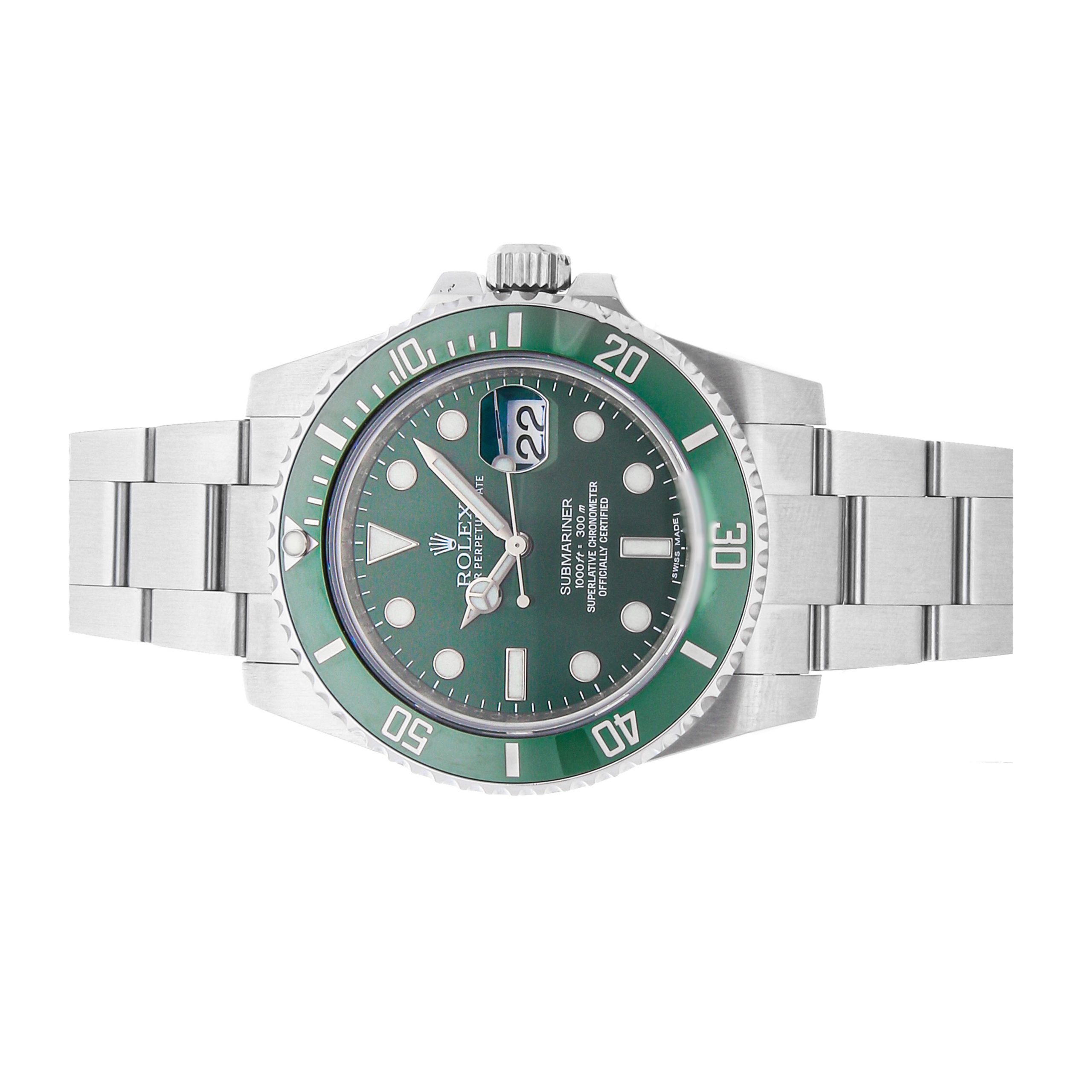 Rolex Submariner 116610LV 40MM Green Dial replica watch - Perfect Replica