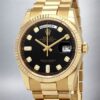 Rolex Day-Date 118238BKDP Men’s Automatic Yellow Gold-tone