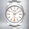 Rolex Milgauss 40mm Men’s 116400-72400 Silver-tone White Dial