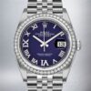 Rolex Datejust m126284rbr-0013 36mm Ladies Blue Dial