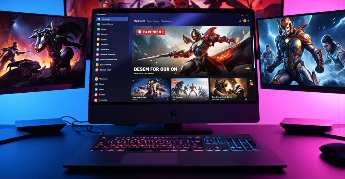 Interface Snokido avec catalogue de jeux gratuits multijoueurs et d'action