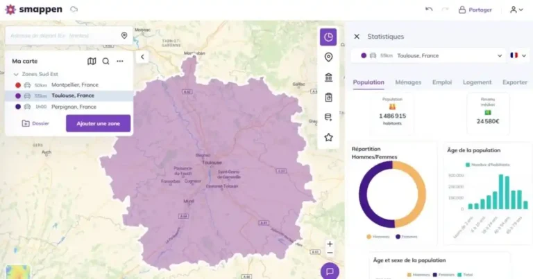 Smappen : Guide Complet 2026 du Logiciel Géomarketing