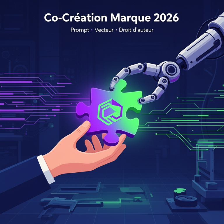 Infographie : logo intelligence artificielle