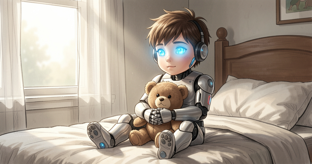 Film intelligence artificielle enfant robot jouet ours en peluche émotion