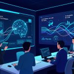 Équipe supervisant des outils d’intelligence artificielle et des flux de données