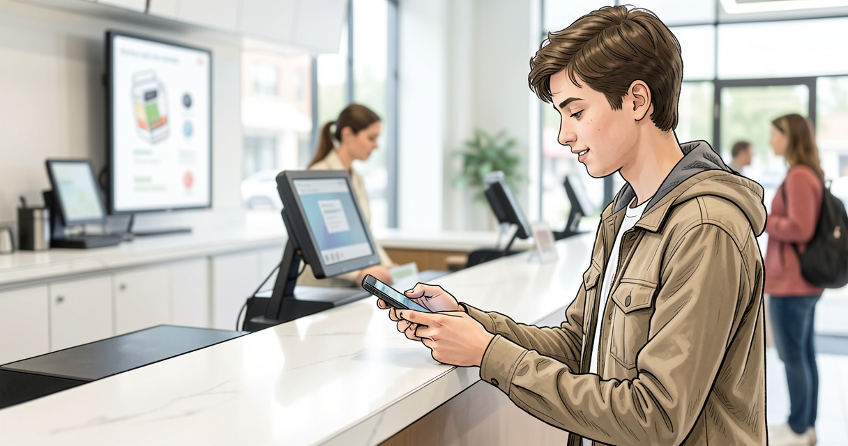 Avis Klarna : un client règle un achat en paiement trois fois sur mobile